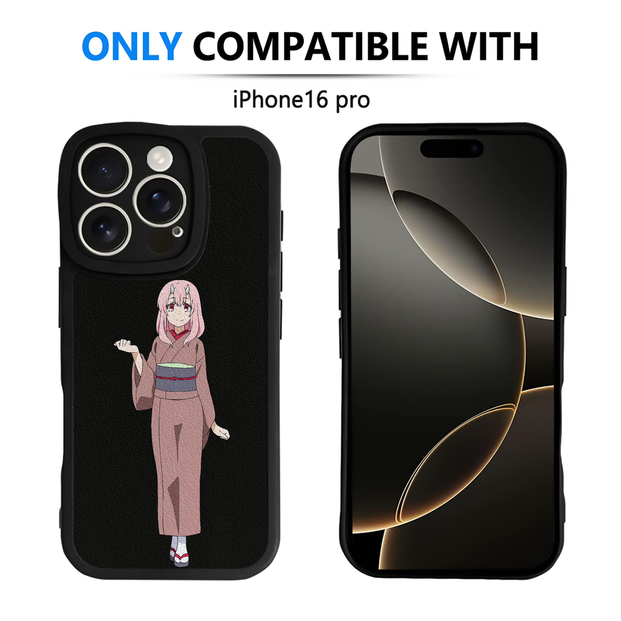 （画像用） 転スラ Regarding Reincarnated to Slime 【iPhone 16シリーズ対応】シリコンスマホケース（レザー調） 材質：シリコン